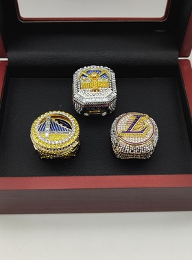 2023掘金勇士湖人库里詹姆斯欧文公牛马刺骑士总冠军 戒指指环