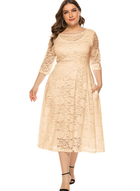 Plus size Lace Dress long big size dress new dress 5xl 2023