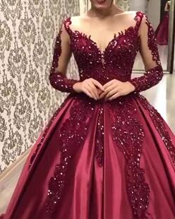 Evening Dress Formal Prom Gown plus size Women Dresses long