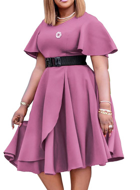 big size fat plus Dress Women Dress V neck 3xl skirt 非洲裙