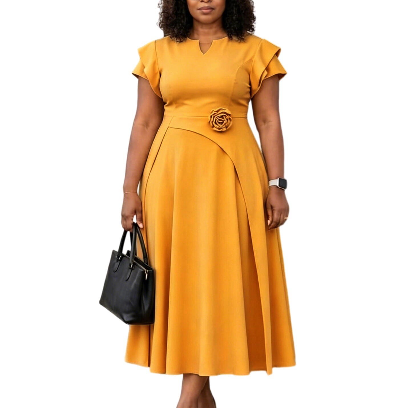 非洲连衣裙职业女性连衣裙子 OL dress women plus size clothes