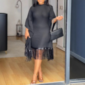 秋冬裙 for winter autumn size dress big 大码 women new