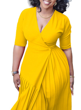 women dress Red OL Elegant Bodycon Dress sexy Dress big size