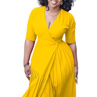 women dress Red OL Elegant Bodycon Dress sexy Dress big size