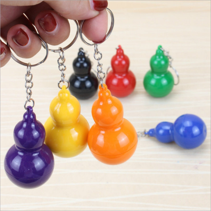 创意双节棍中性笔一头蓝一头黑双用签字笔学生开学文具