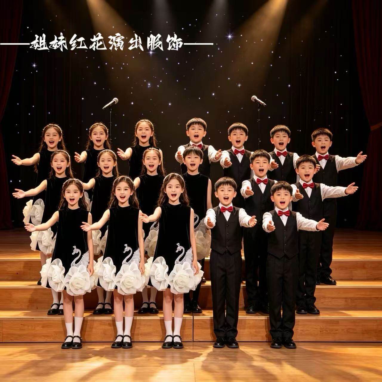 六一儿童合唱服演出服中小学生合唱团表演服男女童诗歌朗诵比赛服
