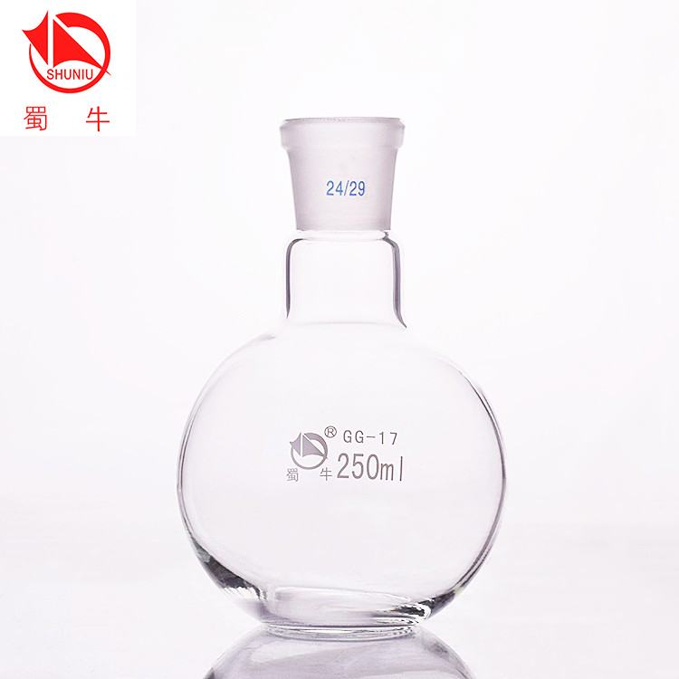 蜀牛标口平底烧瓶高硼硅玻璃