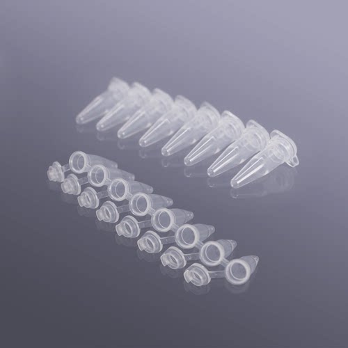 甄选LABSELECT 0.2mL连盖平盖八排管 PP聚丙烯 PST-0208-AFT-C