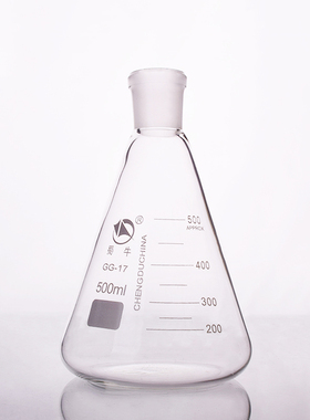 蜀牛 标口三角烧瓶 磨口三角瓶 50mL-10000mL 磨砂口24/29 锥形瓶