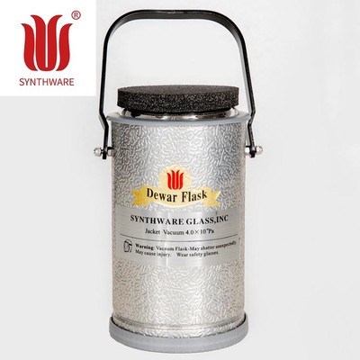 欣维尔SYNTHWARE 筒型杜瓦瓶 带盖子+提手 金属铝壳高硼硅玻璃F11