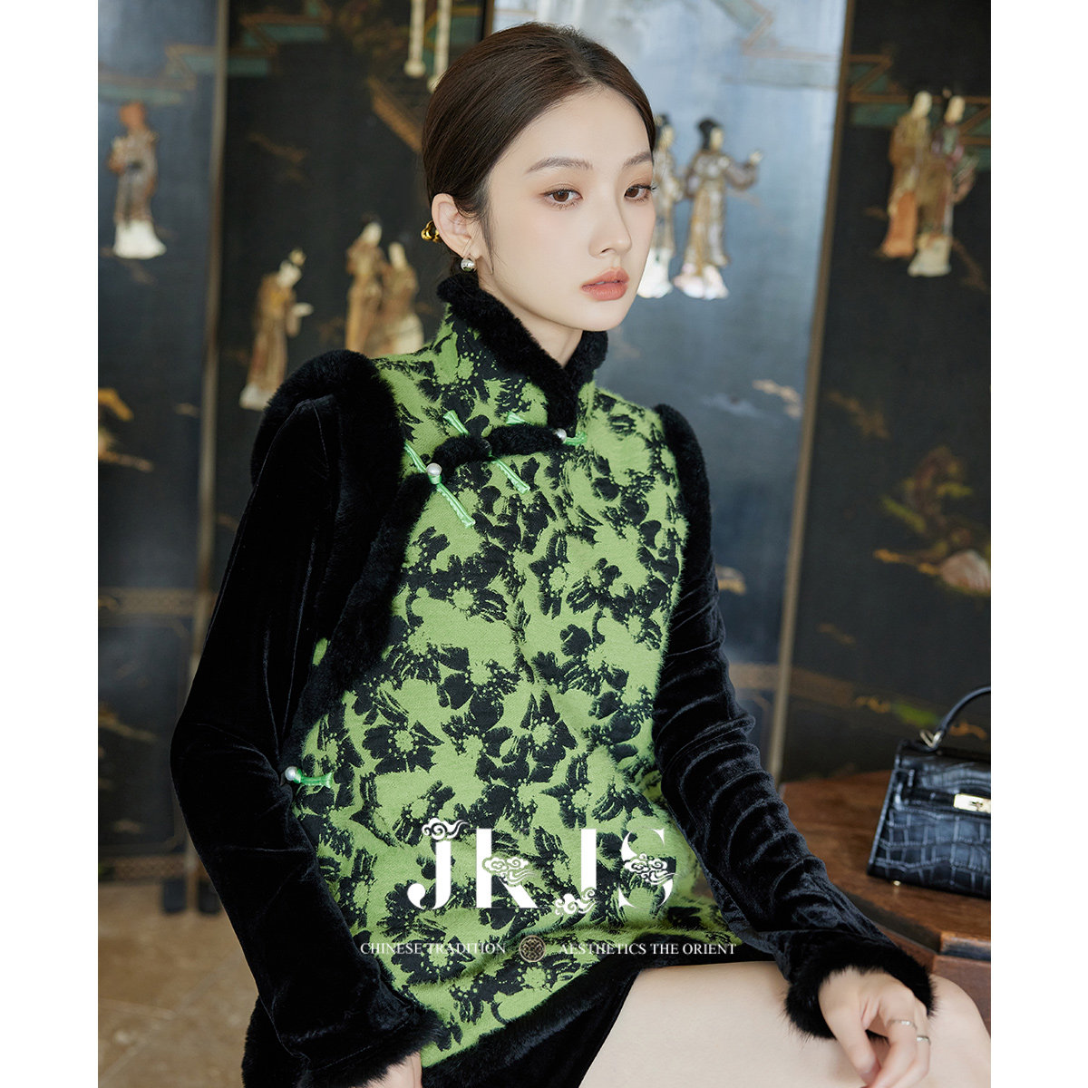 夹棉JKJ马甲JK＆JS新中式