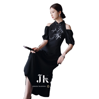 JKJS改良旗袍裙子复古