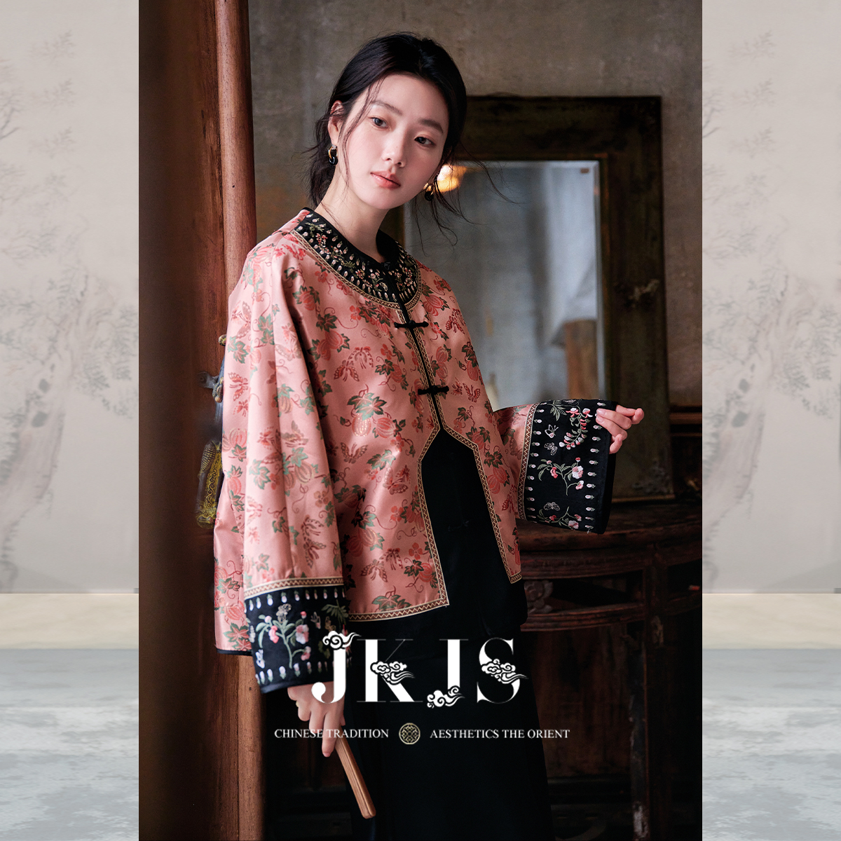 JKJS人丝提花绣花外套2025