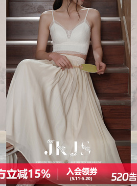 JKJS【素蕾衣】新中式白色蕾丝吊带背心女夏短款内搭时尚洋气时髦