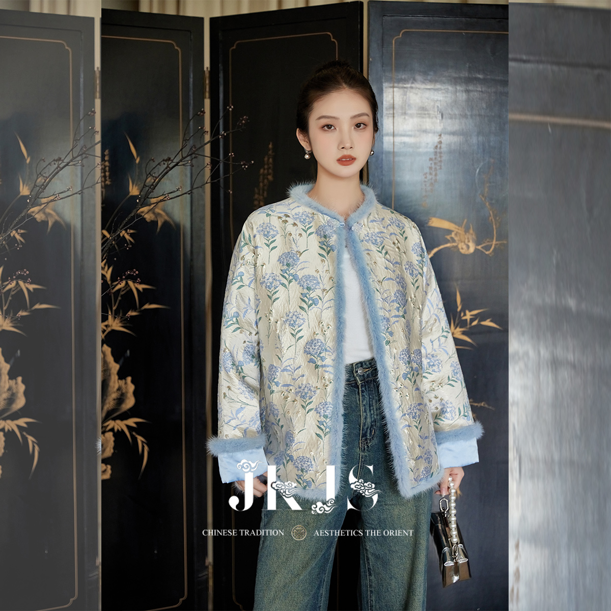 JKJS新中式棉衣国风女装