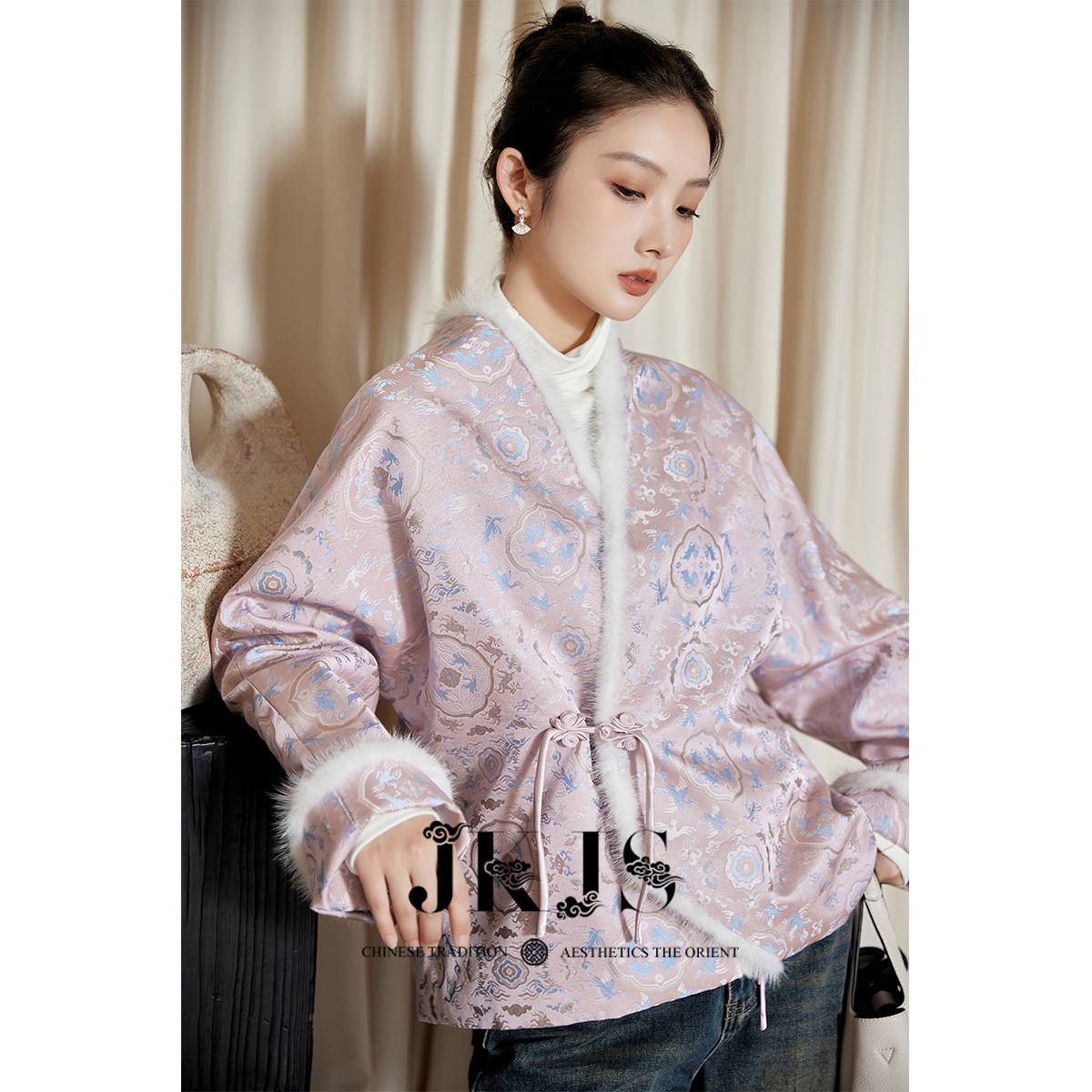 JKJS夹棉外套新中式棉衣