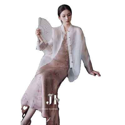 欧根缎真丝绡100%桑蚕丝衬衫