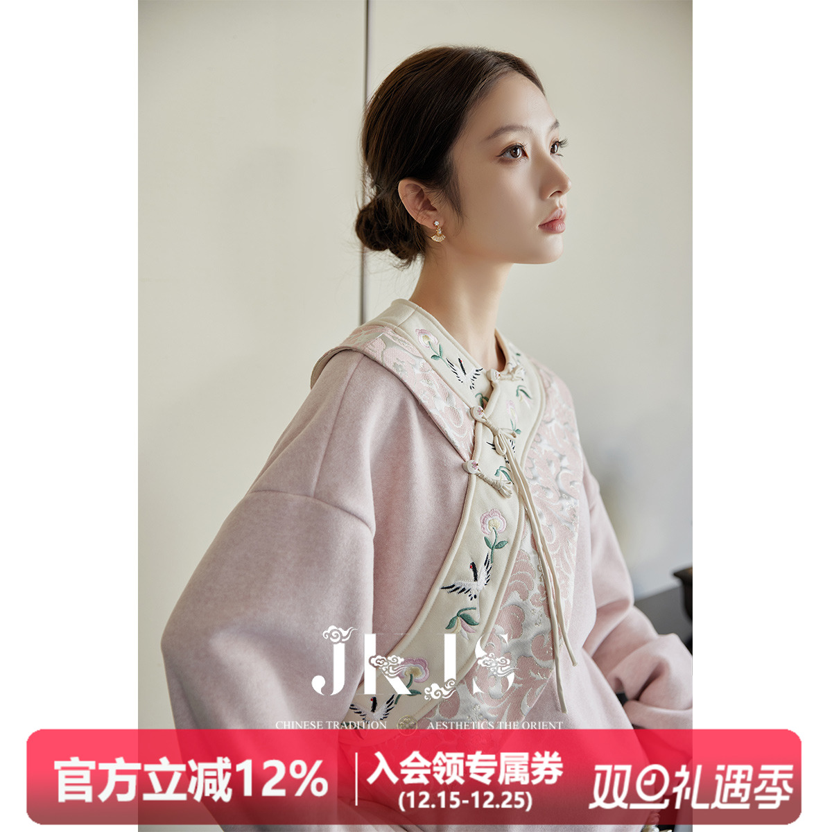 JKJS新中式卫衣国风上衣