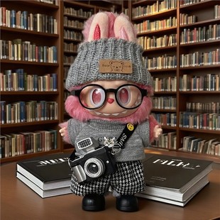 爱忠诚拉布布三代娃衣服17cm挂件公仔服装前方高能labubu服饰套装