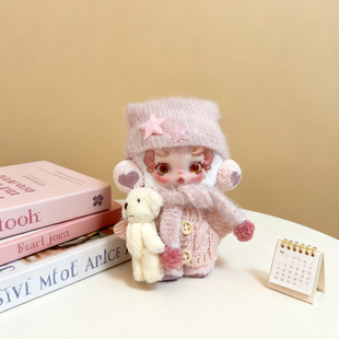 sp光织园娃衣skullpanda毛茸茸四件套装粉色毛衣冬日乐章通用着替