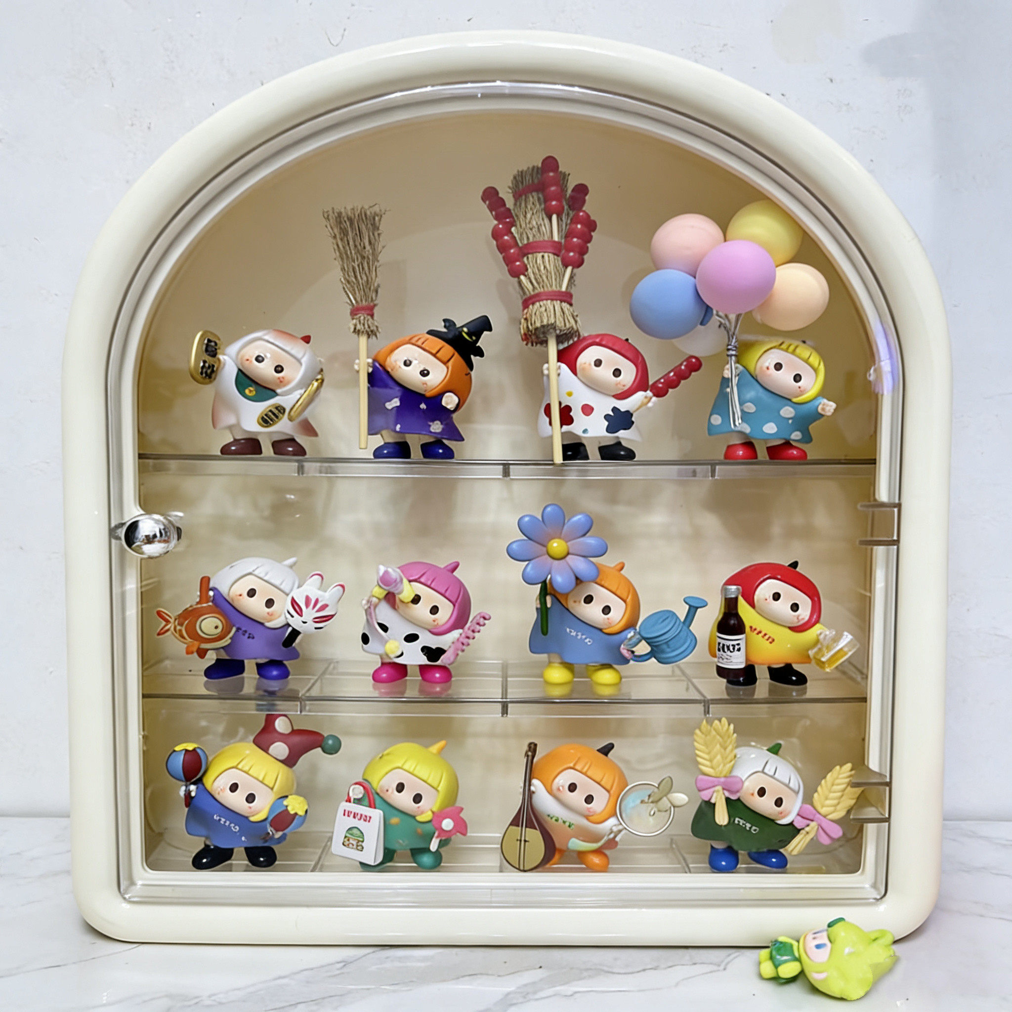 YOYO右右酱手办盲盒透明亚克力展示柜右右酱指环爱神防尘收纳盒,收纳整理,手办收纳盒,淘宝优惠券,粉丝福利购,淘宝优惠卷