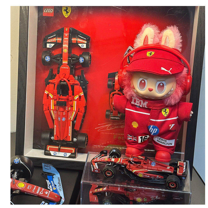 【娃衣】拉布布一二三代17cmlabubu法拉利套装连体衣酷帅改服套装