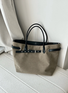 ROSSY BAG 街头艺术家 百搭大容量托特包手提单肩斜挎包包女休闲