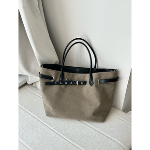 ROSSY BAG 街头艺术家 百搭大容量托特包手提单肩斜挎包包女休闲