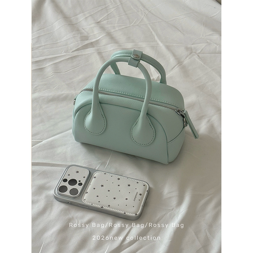 ROSSY BAG 泡芙小奶包 韩系百搭ins保龄球包枕头包手提斜挎包包女