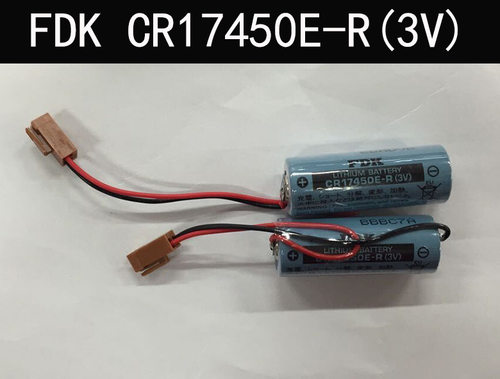 原装进口FDK FUJI CR17450E-R 3V Lithium PLC CNC 锂电池设备用