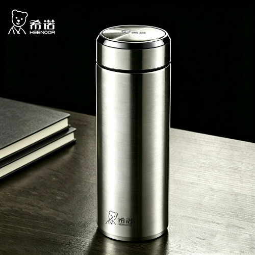 希诺不锈钢保温杯带滤网泡茶杯