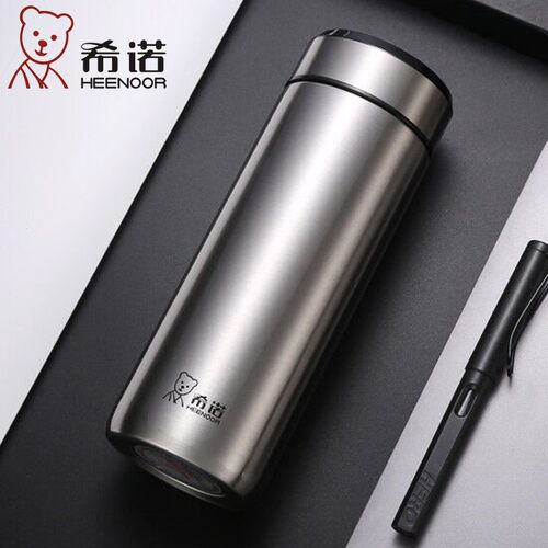 希诺不锈钢保温杯带滤网泡茶杯