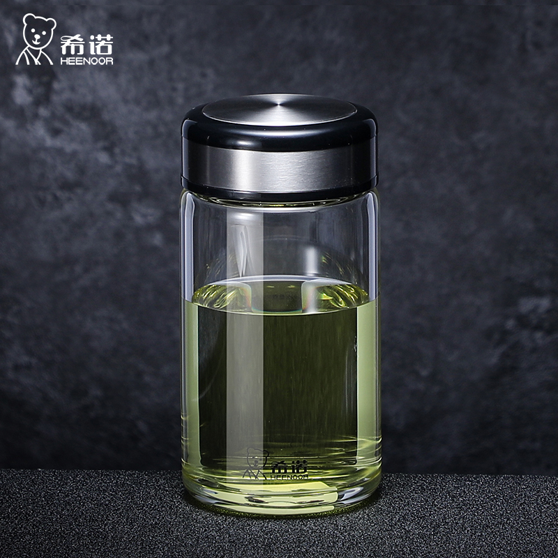 正品希诺单层玻璃杯泡茶水杯