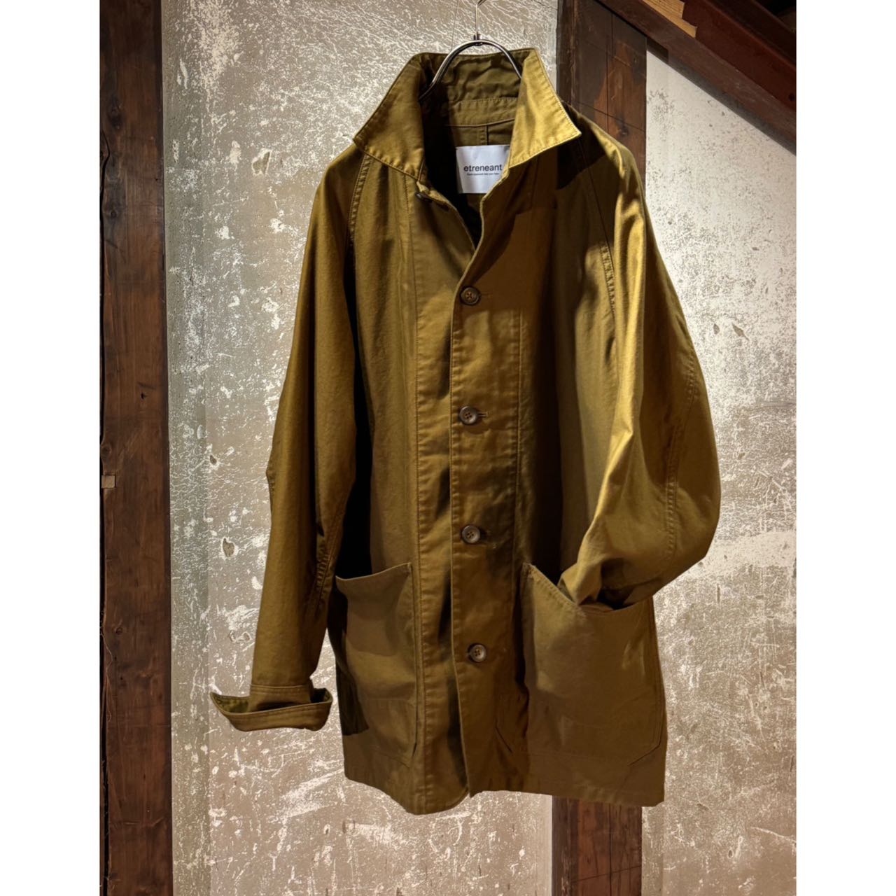 etreneant法式工装短外套巴恩风