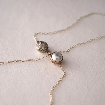 匆匆匆匆noguchi一粒珍珠项链