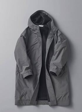 匆匆匆匆包税包邮日本arts science中长款连帽羊毛抓绒风衣外套