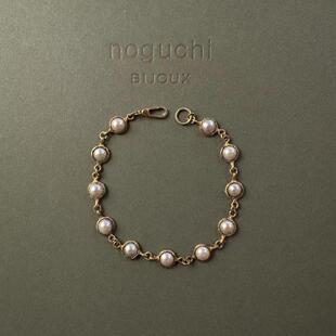包税包邮日本代购noguchi25春夏新款Akoya珍珠手链