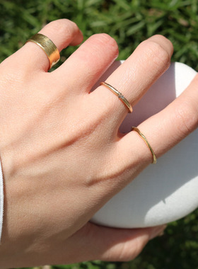 匆匆匆匆noguchi素金戒指