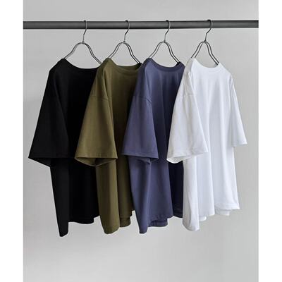 etreneant基础款直筒宽松纯棉T恤