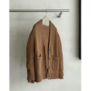 包税包邮日本arts science精选Wommelsdorff手工编织羊绒开衫毛衣