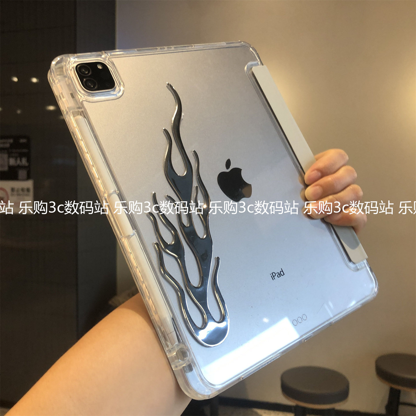 3+Y折叠支架适用苹果平板电脑保护套iPad10代10.9寸Air876亚克力Pro11可吸附10.2寸9.7笔槽Por13男款apad硬壳