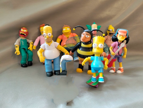 正版散货 jakks杰克士辛普森一家超可动手办玩具手办模型蜜蜂滑板