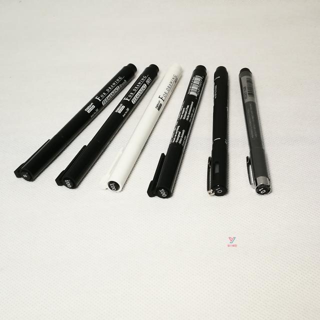 拼装高达模型素组 勾线笔画线笔 油性水性 0.03MM0.05MM0.1MM细节