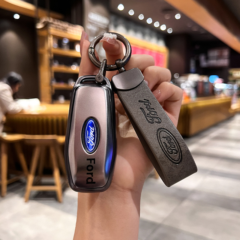 适用老款福特蒙迪欧钥匙套野马锐界扣探险者金牛座汽车高档包壳男