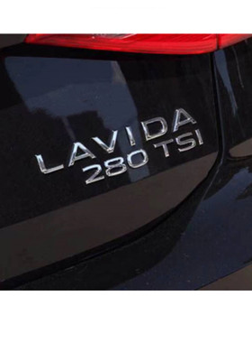 上汽大众新款朗逸用LAVIDA后字母车标贴280TSI 330TSI 380TS车标