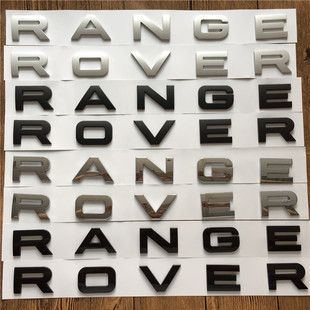 路虎车标RANGE ROVER机盖字母标贴极光揽胜运动版前后尾厢标志