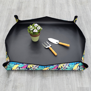 园艺地垫牛津换土垫多肉工具植物换翻盆拌土垫防水阳台种花垫种植