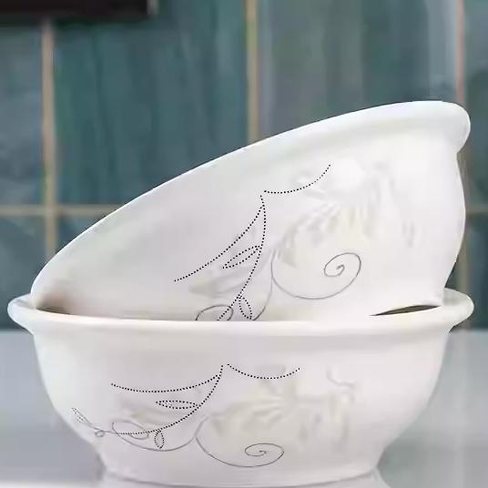 特价菜碗中式陶瓷加厚大汤碗家用