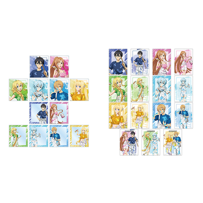 官谷指定款现货 刀剑神域 油漆 徽章吧唧 相卡卡片收藏卡 日谷子