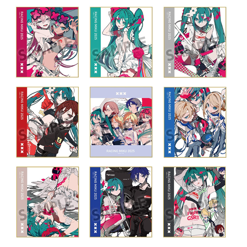 现货 初音未来 HOBBY STOCK 赛车音 miku 望月 色纸卡片谷子